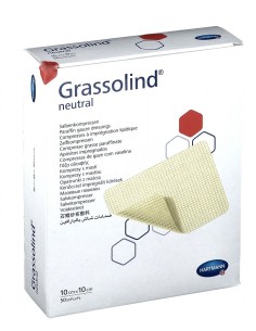 Grassolind Neutral 10x10 cm – jałowy opatrunek 50 szt.