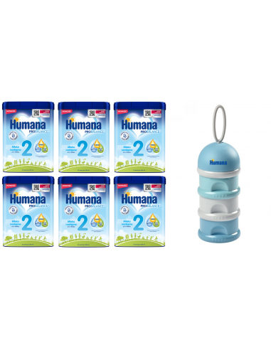 Humana 2 750g HMO x 6 szt + GRATIS...
